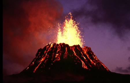Driving to a Hawaiian Volcano